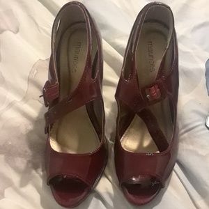 Red patent shoes from Maurices!
